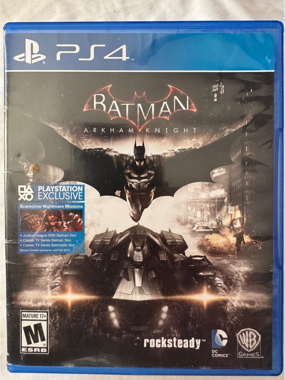 2015 PlayStation 4 Batman: Arkham Knight No Issues No Manual Just Basic Booklet